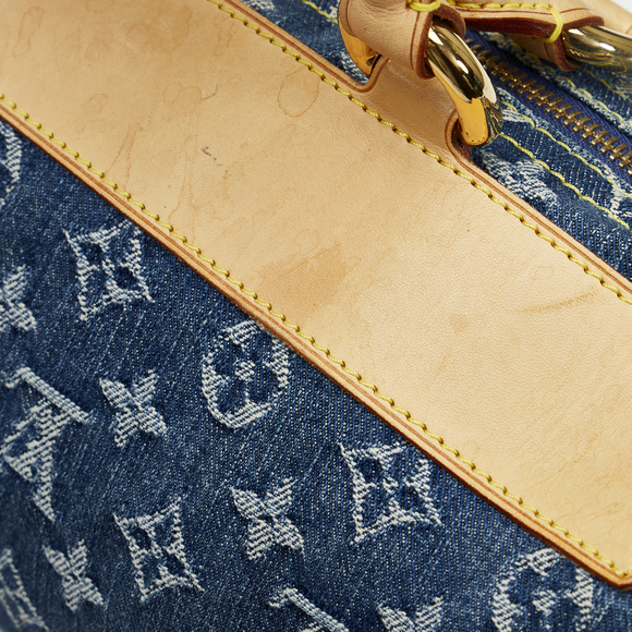 Pre-Loved Louis Vuitton Monogram Denim Neo Speedy 30 - Picture 10 of 12